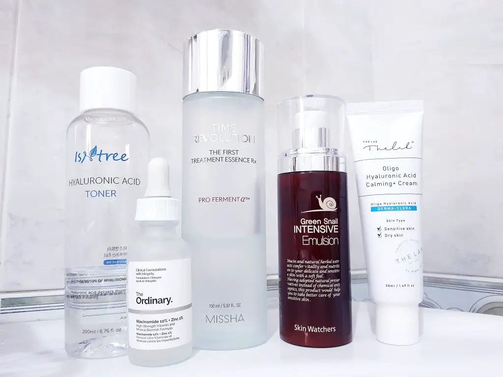 My simplified korean skincare routine