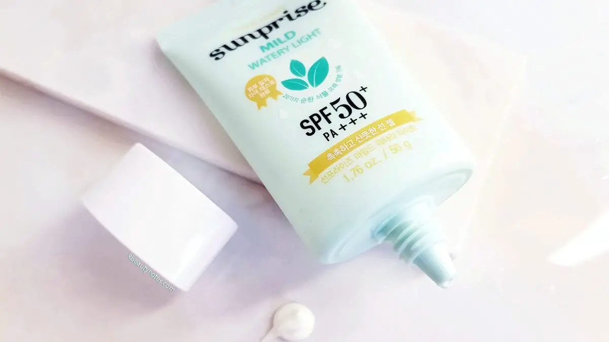 Review: Etude House Sunprise Mild Watery Light SPF50+