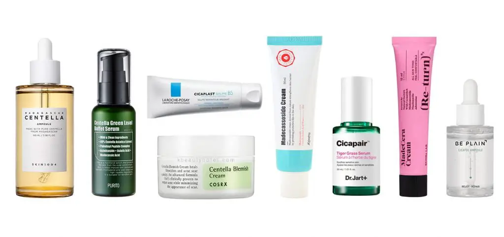 best korean skincare products with centella asiatica