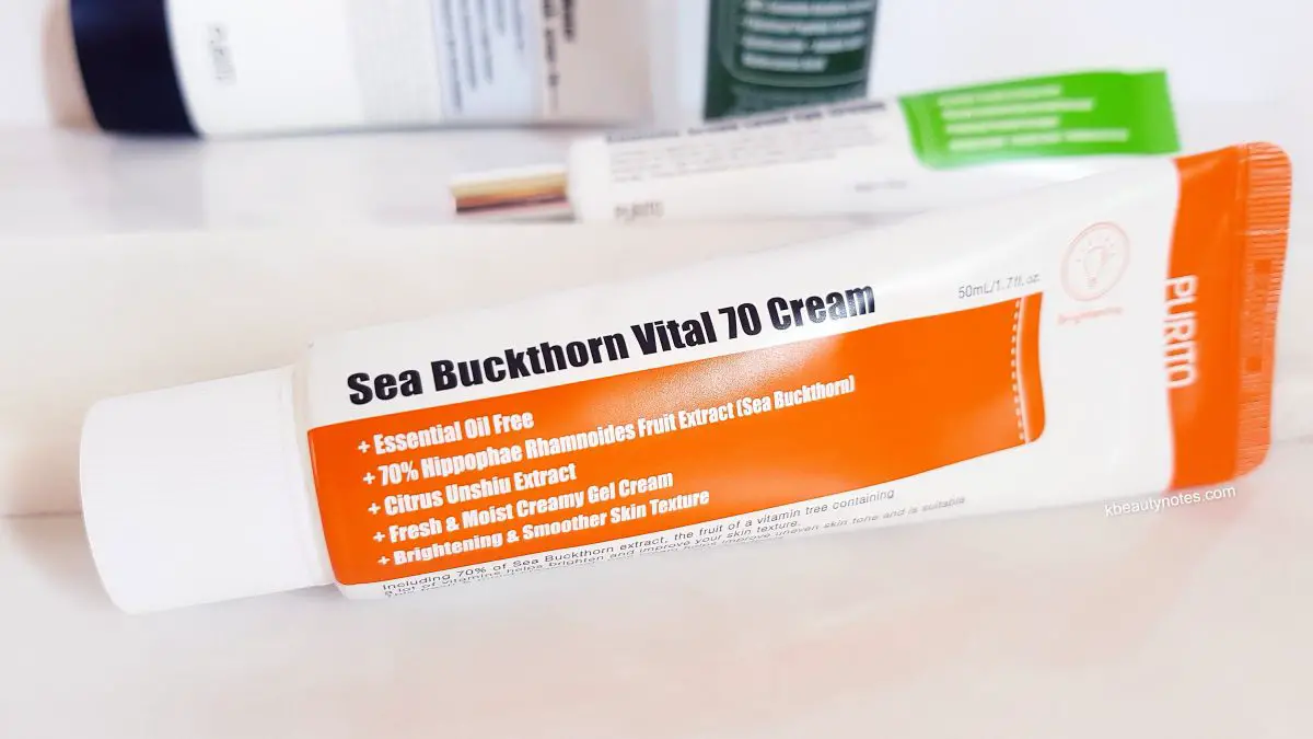 PURITO Sea Buckthorn Vital 70 Cream Review