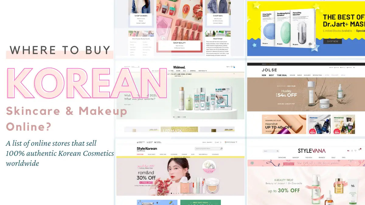 Where to buy Korean Skincare and K-Beauty Products Online?