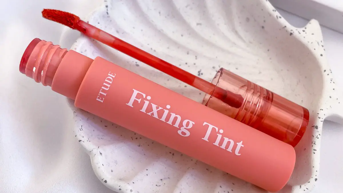 Etude House Fixing Tint Swatch & Review #03 Mellow Peach