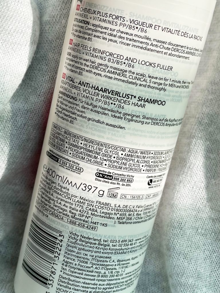 Review Vichy Dercos Energising Stimulating Shampoo Kbeauty Notes