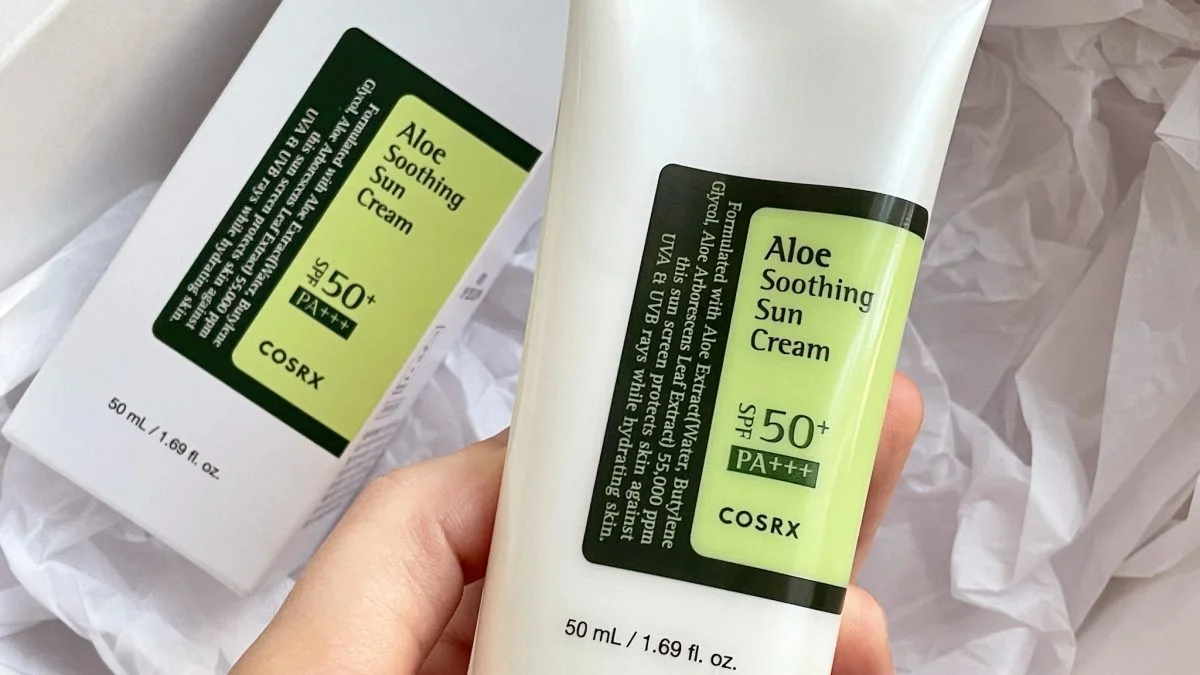 COSRX Aloe Soothing Sun Cream SPF50 PA+++ Review